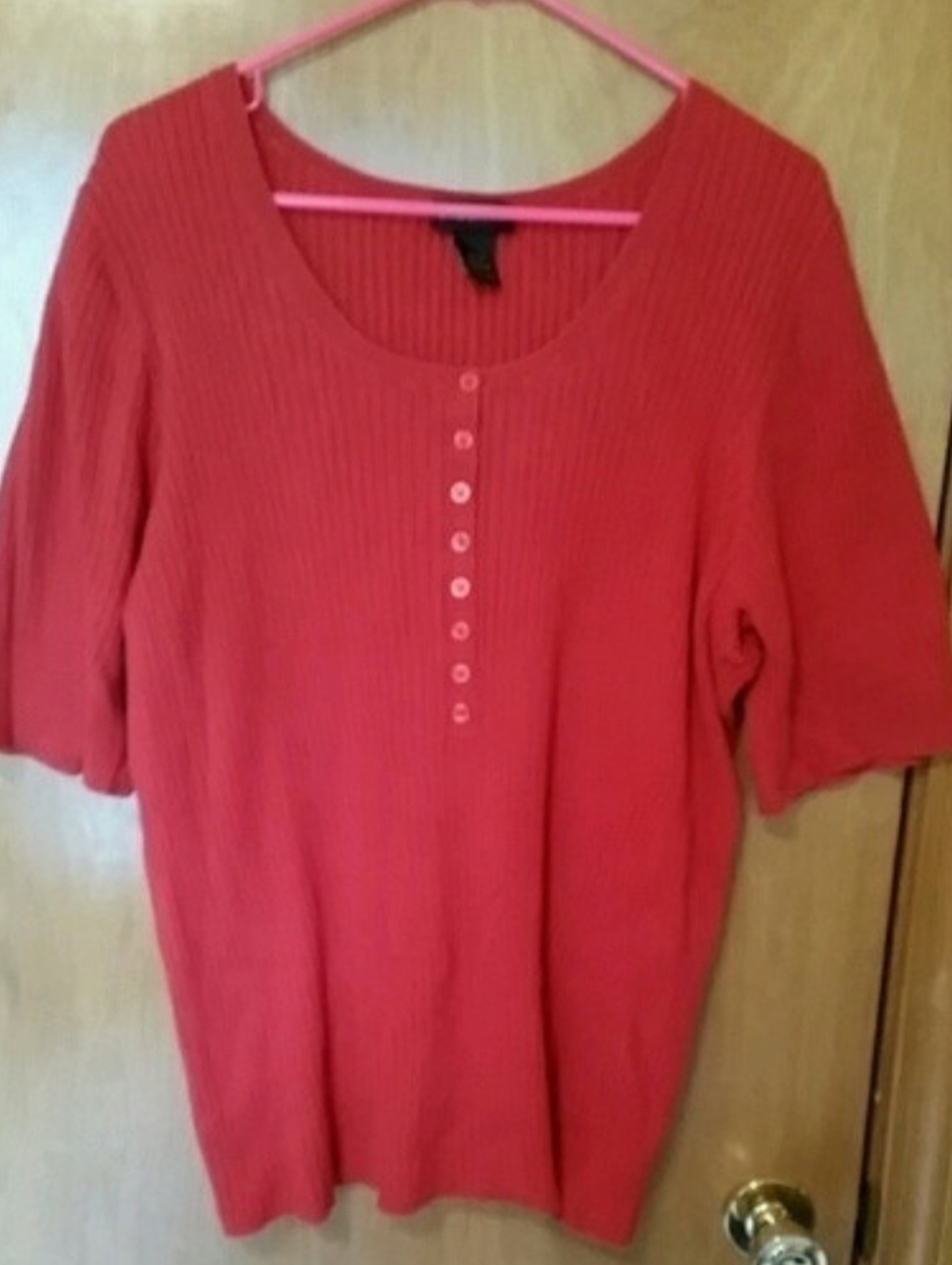 22/24 Lane Bryant Orange Top